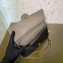 Fendi Stamp Leather Medium Double F Bag Black