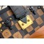 Louis Vuitton Petite Malle Bag Damier Tressage Black M53253 2019