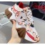 Versace Squalo Women/Men Sneakers White/Nude Pink 2019