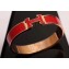 Hermes Clic H Narrow Bracelet Red/Pink Gold