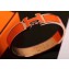 Hermes Clic H Narrow Bracelet Orange/Pink Gold