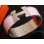 Hermes Clic Clac H Wide Bracelet Pink/White Gold