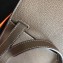 Hermes Halzan Togo Calfskin Leather Bag Dark Grey