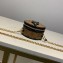 Louis Vuitton Petite Boite Chapeau Necklace M68577 Monogram Reverse Canvas 2019