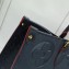 Louis Vuitton Monogram Empreinte Onthego Tote Bag Navy Blue 2019