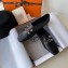 Hermes Calfskin Loafers Black