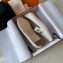 Hermes Calfskin Loafers White