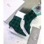 Dior Heel 3.5cm Gang Low Boots in Tartan Fabric Black/Green 2019