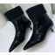 Dior Heel 3.5cm Beat Low Boots in Black Brushed Calfskin 2019