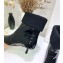 Dior Heel 3.5cm Beat Low Boots in Black Brushed Calfskin 2019