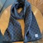 Louis Vuitton Petit Damier Scarf 180x40cm M70028 Black 2019