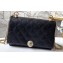 Chanel Pearl Classic Flap Bag Black 2019