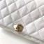 Chanel Pearl Classic Flap Bag White 2019