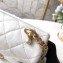 Chanel Pearl Classic Flap Bag White 2019