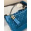Chanel Gabrielle Small Hobo Bag A91810 Blue 2019