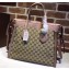 Gucci Ramble Layered GG Canvas Medium Tote Bag 370822 Nude Pink