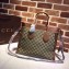 Gucci Ramble Layered GG Canvas Medium Tote Bag 370822 Brown