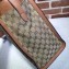 Gucci Ramble Layered GG Canvas Medium Tote Bag 370822 Brown