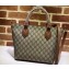 Gucci GG Supreme Canvas Small Tote Bag 432124 Brown