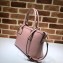 Gucci Interlocking G Charm Leather Tote Bag 449659 Pink