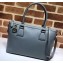 Gucci Interlocking G Charm Leather Tote Bag 449659 Gray