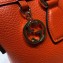 Gucci Interlocking G Charm Leather Tote Bag 449659 Orange