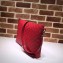 Gucci Signature Leather Soft Slim Messenger Bag 473882 Red