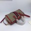 Gucci Web Ophidia GG Top Handle Medium Bag 524532 Red