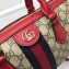 Gucci Web Ophidia GG Top Handle Medium Bag 524532 Red