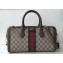 Gucci Web Ophidia GG Top Handle Medium Bag 524532 Coffee