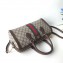 Gucci Web Ophidia GG Top Handle Medium Bag 524532 Coffee