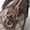 Gucci Web Ophidia GG Top Handle Medium Bag 524532 Coffee