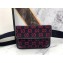 Gucci GG Wool Belt Bag 598181 Dark Blue 2019