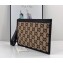 Gucci GG Wool Pouch Clutch Bag 597627 Beige 2019