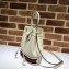Gucci Leather Web Ophidia Small Bucket Bag 610846 White