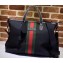 Gucci Web Canvas Duffle Bag 359261 Black