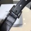 Saint Laurent Width 3cm Monogramme Belt With Square Buckle In Leather Black/Silver
