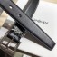 Saint Laurent Width 3cm Monogramme Belt With Square Buckle In Leather Black/Silver