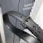 Saint Laurent Width 3cm Monogramme Belt With Square Buckle In Leather So Black