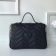 Gucci GG Marmont Medium Top Handle Bag 498109 Black