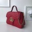 Gucci GG Marmont Medium Top Handle Bag 498109 Red