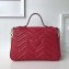 Gucci GG Marmont Medium Top Handle Bag 498109 Red
