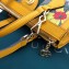 Gucci Web Ophidia GG Flora Print Small Tote Bag 547551 Yellow