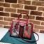 Gucci Web Ophidia GG Flora Print Small Tote Bag 547551 Red
