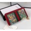 Gucci Web Ophidia GG Flora Zip Around Wallet 523154 Red