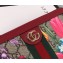 Gucci Web Ophidia GG Flora Zip Around Wallet 523154 Red