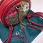 Gucci Web Ophidia GG Flora Print Mini Backpack Bag 598661 Red