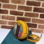 Gucci Web Ophidia GG Flora Print Mini Backpack Bag 598661 Yellow