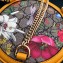 Gucci Web Ophidia GG Flora Print Mini Backpack Bag 598661 Yellow