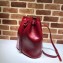 Gucci Leather Ophidia Medium Bucket Backpack Bag 550189 Red